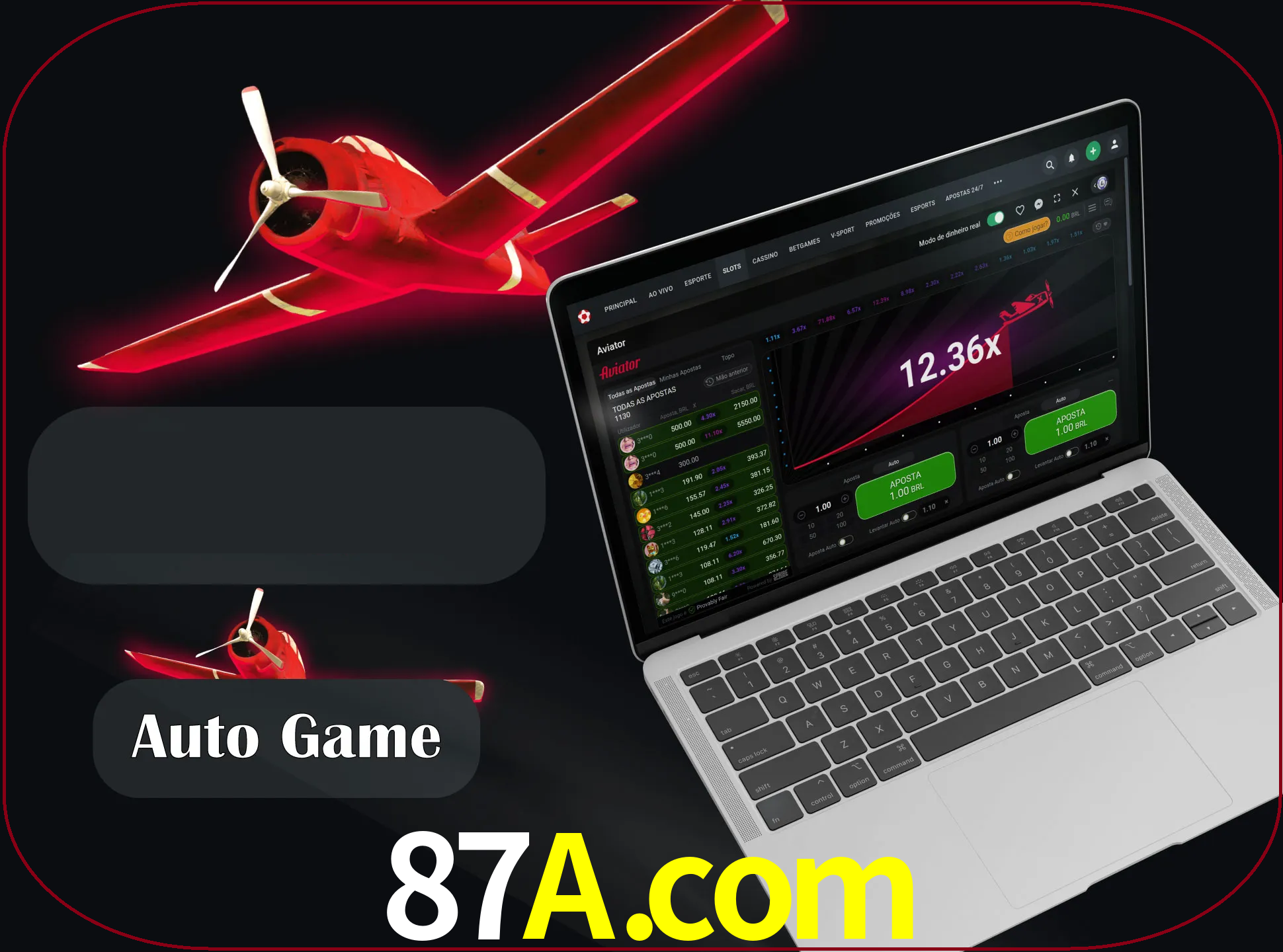 No modo automático, os jogos apostam e sacam seu dinheiro automaticamente.
